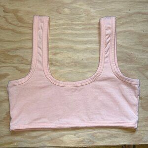 🍑 ARQ WIDE STRAP Bra CREAMSICLE Peach Bralette SIZE M Excellent Condition RARE